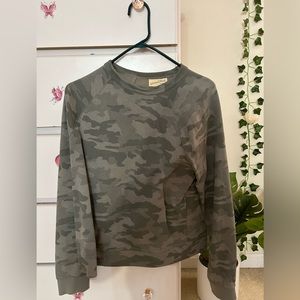 Camo crewneck